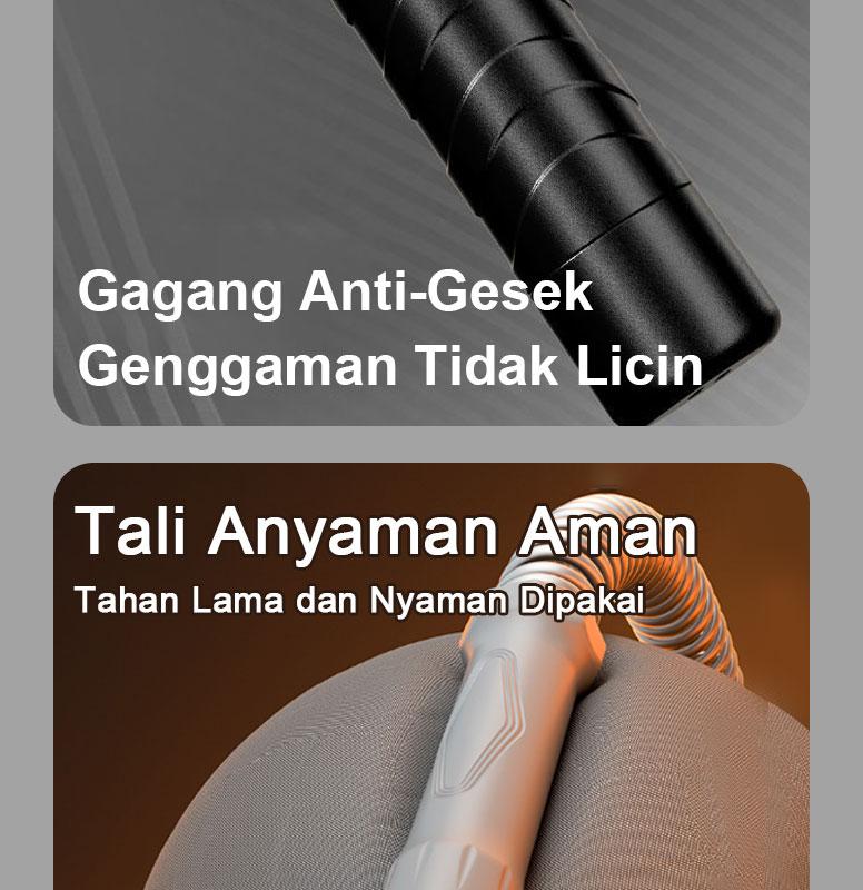 【Booming】Wireless Battle Ropes Tali Fitness Latihan Kekuatan Inti Latihan Kebugaran Jasmani Olahraga Dalam Ruangan