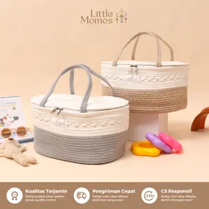 Little Momos Diaper Organizer Bag Tas Bayi Caddy Bag Rope