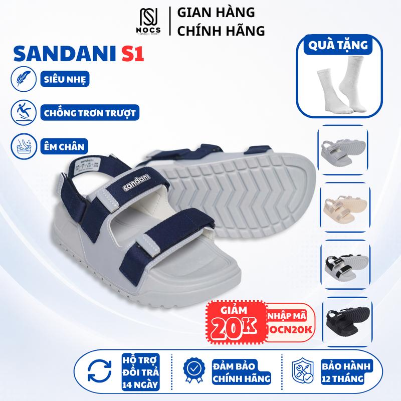 Giày Sandal Nữ SANDANI S1 NOC Dép Quai Hậu Nữ 2 Quai Ngang Đế Phylon Nhẹ-Bền-Dễ…