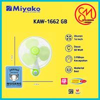 Gambar MIYAKO Kipas Angin Dinding/Wall Fan/Kipas Angin Tembok 16 inch (16") KAW-1662 - KAW 1662 GB dari Setia Mandiri Elektronik Kota Bekasi 1 Tokopedia