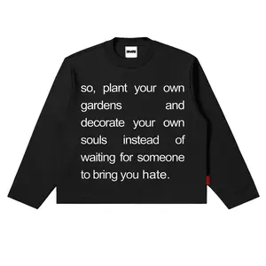 Dehated 49 Longsleeve Boxy Waiting Hate- Kaos Lengan Panjang Boxy Unisex 20s