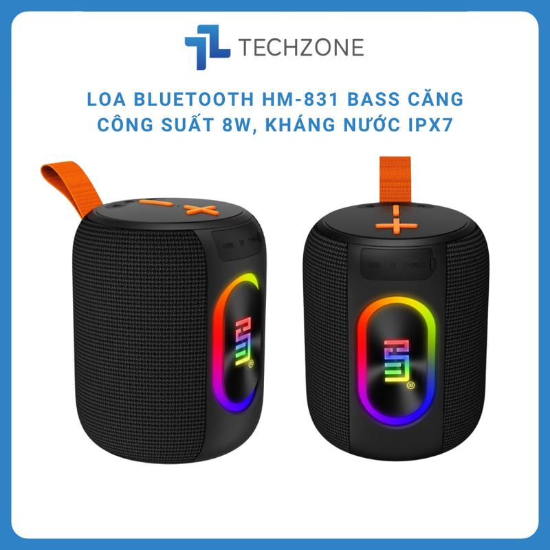 Loa Bluetooth Không Dây HM-831 Bass Mạnh Công Suất Cao Chống Nước LED Nháy Theo Nhạc