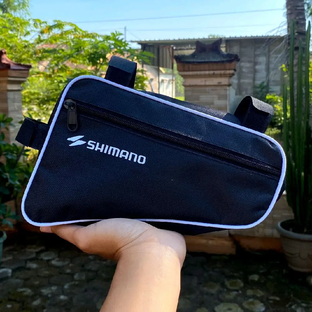 TAS SEPEDA SHIMANO MULTIFUNGSI - TAS SEPEDA FRAME SEGITIGA - TAS SEPEDA MURAH