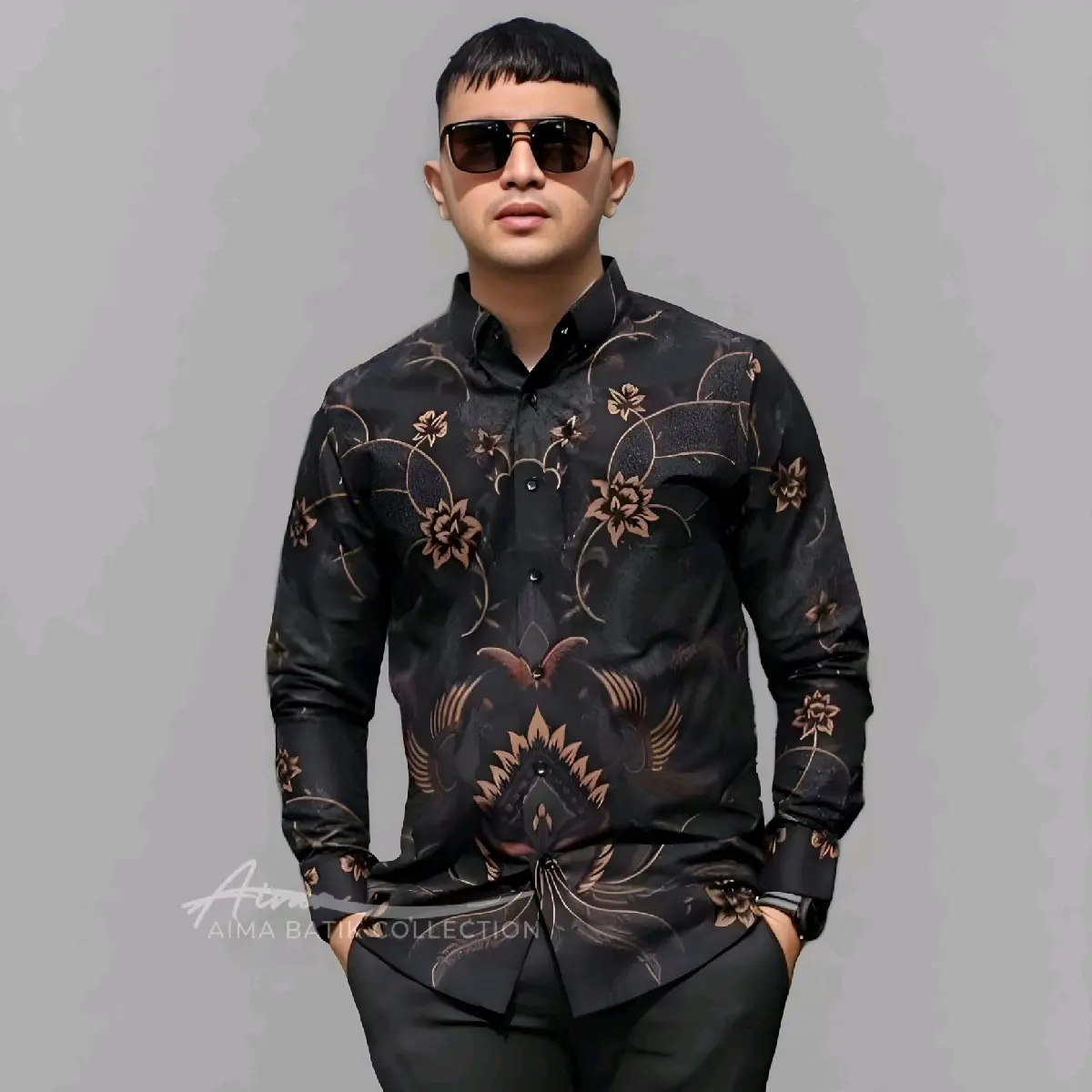 Kemeja Batik Pria Best Seller Terkini Baju Batik Pria Lengan Panjang Ukuran M L XL XXL