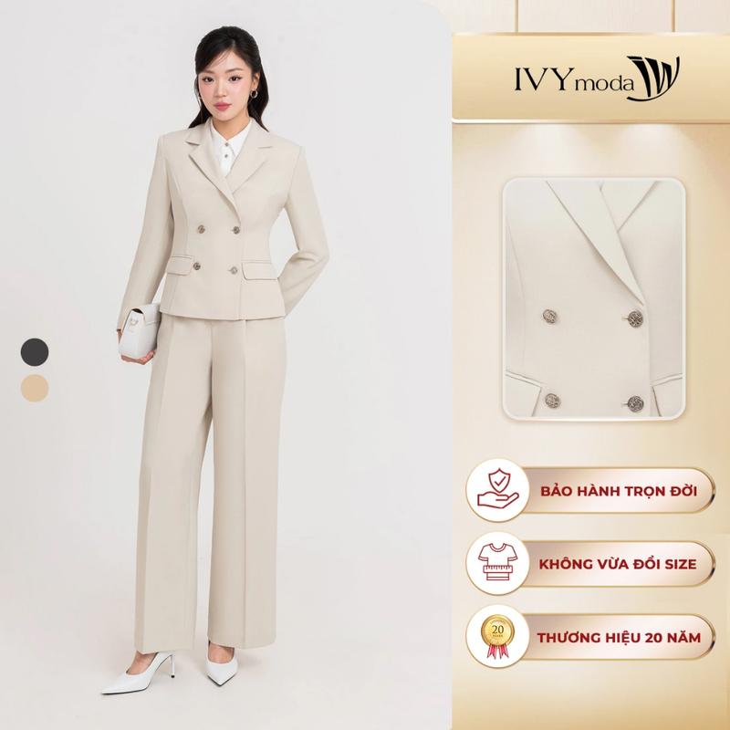 Áo vest dáng ôm Tuytsi cao cấp Áo khoác công sở nữ IVY moda MS 67T0240