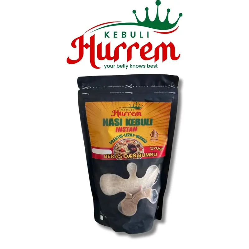 Nasi Kebuli Instant Praktis Gurih dan Aromatic Cukup untuk 4-6 Porsi 5