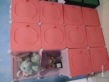 Product Review of New Product Lemari Pakaian Rangka Besi 17 Pintu + 2 Gantungan Baju Lemari Plastik Lemari Kabinet PVC from M**0 0