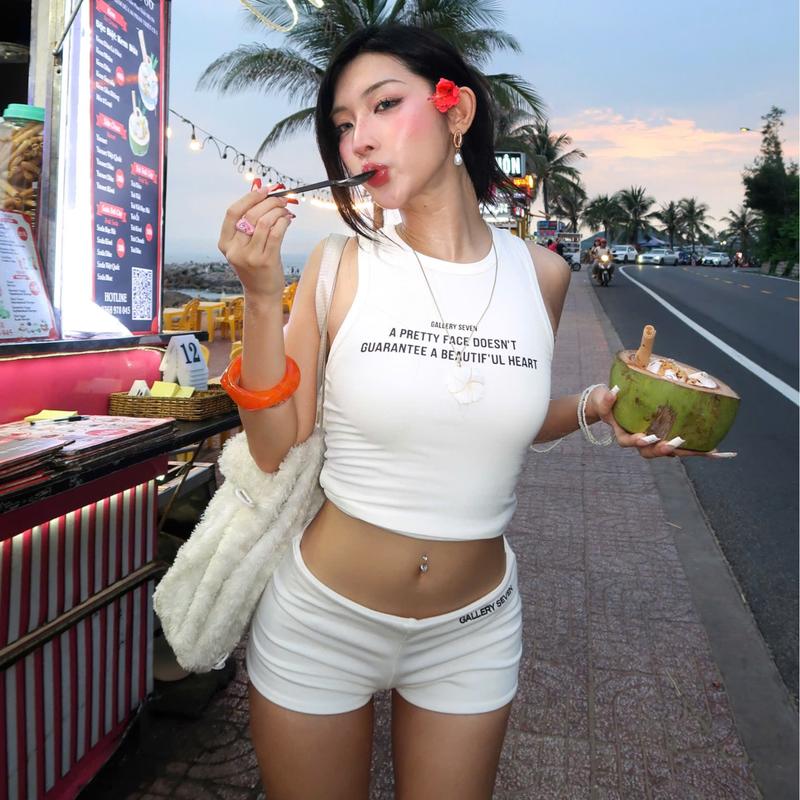 BREEZE TANK TOP Áo ba lỗ áo tank top nữ GALLERY SEVEN ôm body thiết kế cá tính