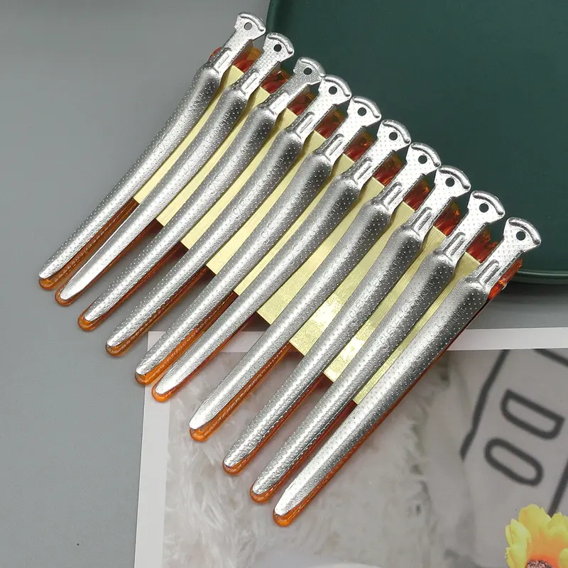 Kẹp Tóc, 10 Cái, Kẹp Phần Tạo Kiểu Uốn Tóc Salon, Tạo Kiểu Tóc, Kẹp Cắt Tóc, Tay Cầm Tạo Kiểu Tóc, Dụng Cụ Tạo Kiểu Tóc 5