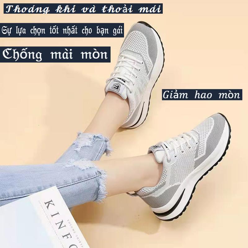 Giày thể thao nữ mùa xuân hè thu năm 2025 kiểu dáng cực hot giày chạy bộ mềm mại giày cỡ dừa nhẹ nhàng dễ phối hợp thông thoáng giày nghỉ dưỡng giày nữ phong cách ins T05