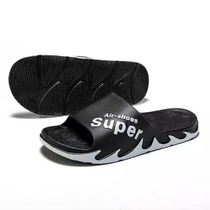Sandal Slide Pria Dewasa Musim Panas Anti Slip Anti Bau Sol Tebal Empuk Nyaman Free Box COD