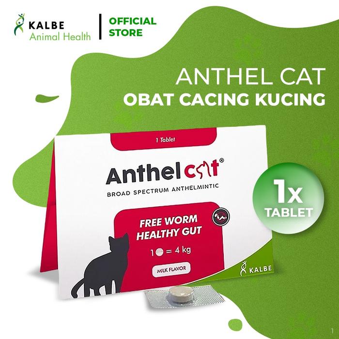 Gambar KALBE Anthel Cat Obat Cacing Kucing - 1 Tablet dari Kalbe Animal Health Kota Administrasi Jakarta Timur Tokopedia