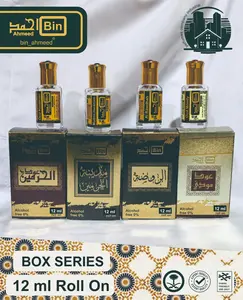 [ 12 ML BOX] Parfum BIN AHMEED 12 ml Box Series Roll On Bibit Murni | Arabian Series | Premium