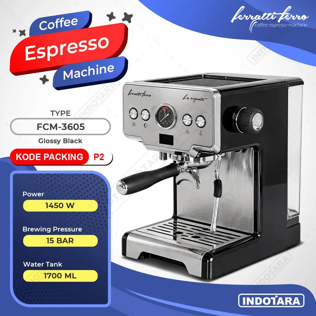 Ferratti Ferro Espresso Machine FCM3605