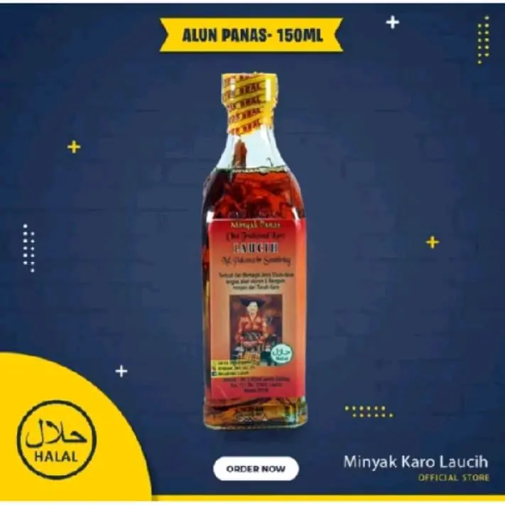 Minyak Alun Panas Karo Laucih 150 ML Obat Tradisional Karo Tubuh 0