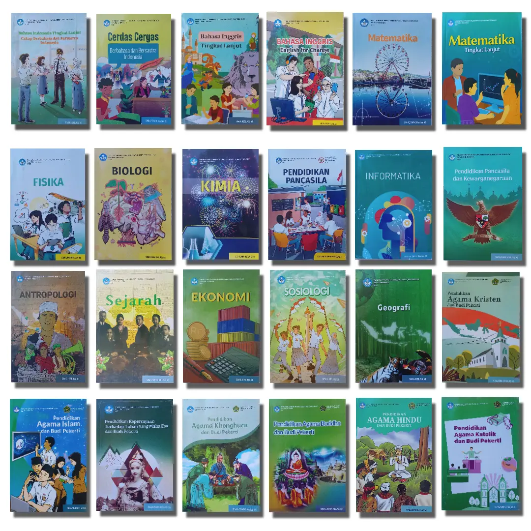 Buku Kurikulum Merdeka SMA Kelas 11 Kurikulum Penggerak Revisi Terbaru Kemendikbud Matematika Bahasa Indonesia Inggris Agama Islam Ilmu Pengetahuan Alam Sosial Informatika