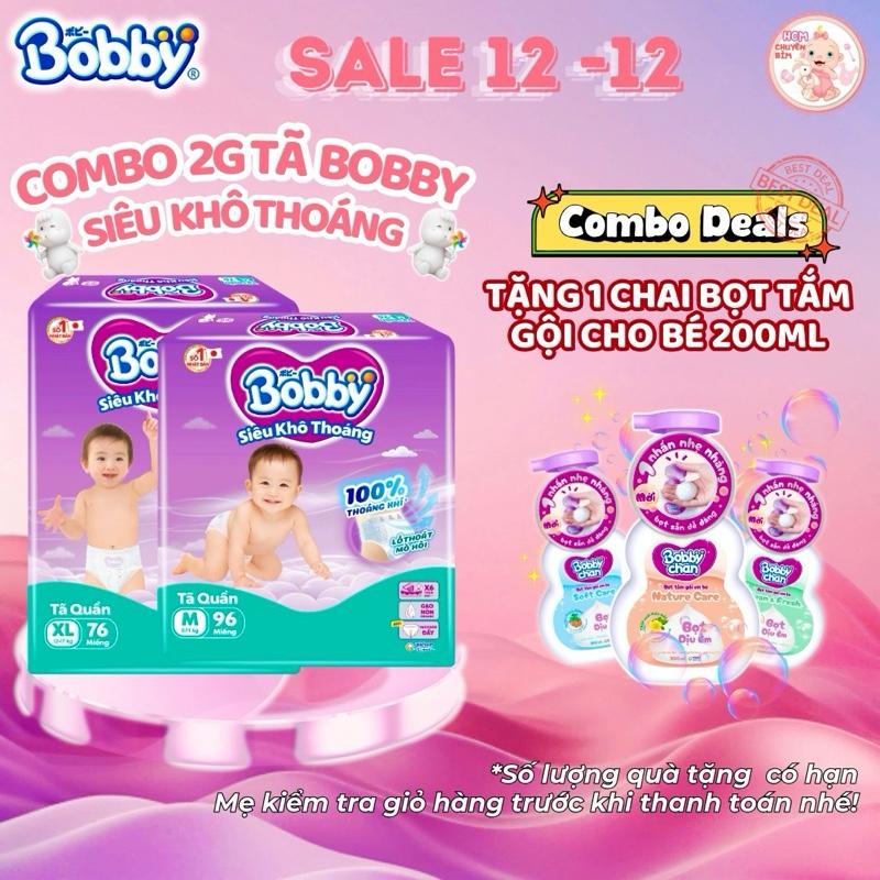 DEAL ĐỘC QUYỀN COMBO 2 TÃ QUẦN BOBBY ULTRA SIZE M96 L88 XL74 XXL68