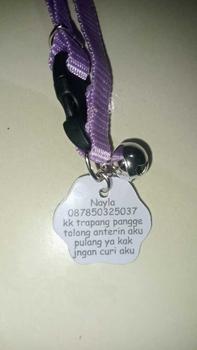 Product Review of Kalung Kucing Nama - Kalung Kucing Nama Custom from N**a 🥹** 2