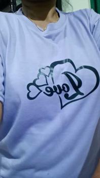 Product Review of KAOS OBLONG WANITA /BAJU KAOS ATASAN WANITA LOVE4 / T-SHIRT WANITA LOVE4 from I**s S**h 0