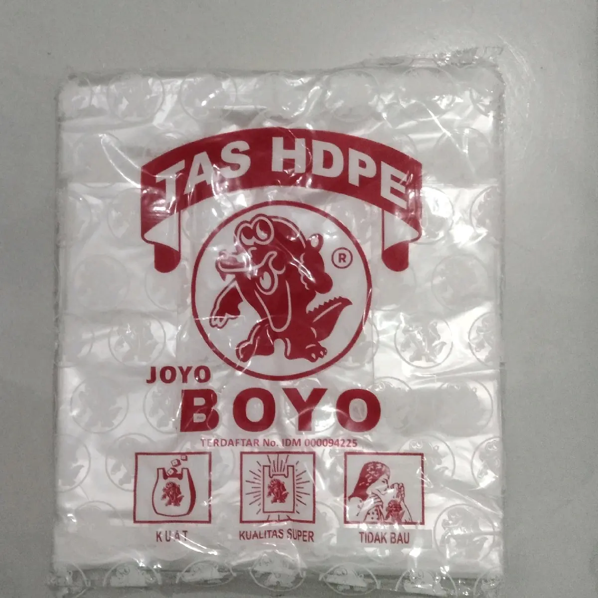 kantong plastik bening HD boyo 15