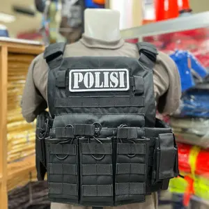 Rompi Tactical Full MOLLE + Panel Depan Belakang