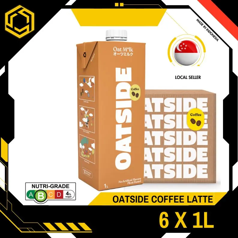OATSIDE COFFEE LATTE Edition Oat Milk 1L X 6 (TETRA)