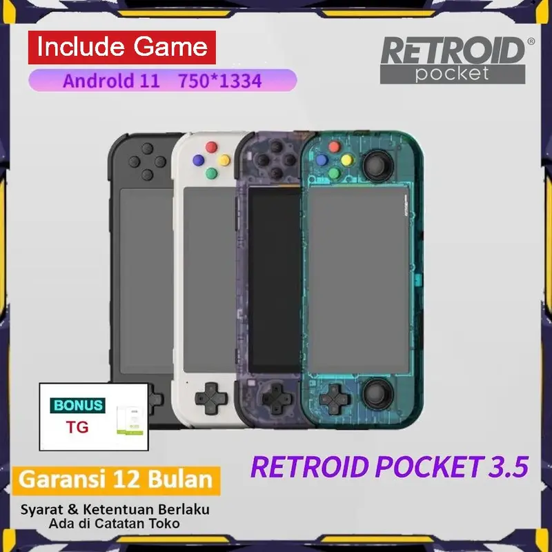 Retroid Pocket 3+ Handheld Portable Game Retro Console Android System 0