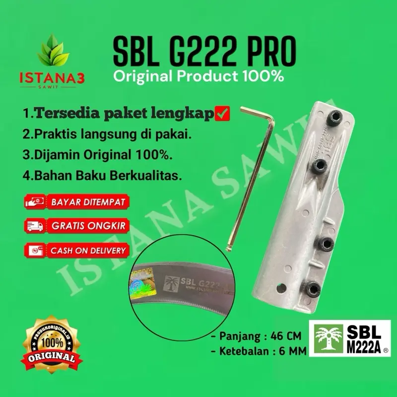 SBL G222 PRO (PAKET LENGKAP) ORIGINAL MADE IN MALAYSIA
