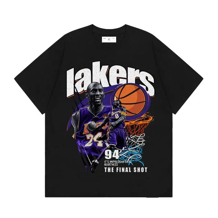 T-Shirt Lakers 02 Black Tees Edisi Terbatas - S