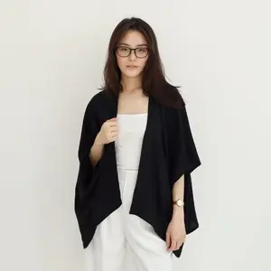 Toply shop Outer model batwing bahan krinkle anti lecek  / Cardigan wanita kekinian ootd Atasan Blazer Oversize Nyaman
