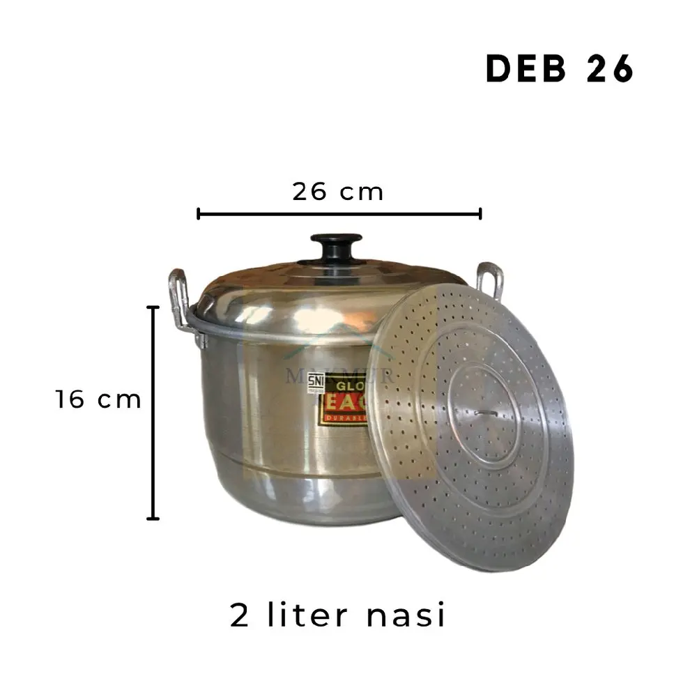 Langseng eagle/jawa ukuran 26cm/dangdang ukuran 2liter nasi/kukusan Kitchenware