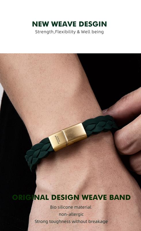Product Introduction of New Power Ionics 3000ions Morandi Colors Men Womens Fashion Wristband Bracelet Balance Energy Balance Human Body Free Engrave 3