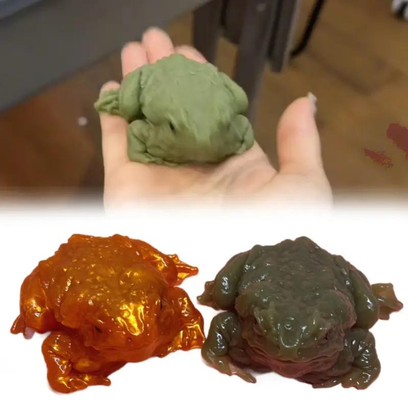1/2pcs ếch hài hước con ếch đồ chơi mềm trò chơi đùa căng thẳng cho meme vui…