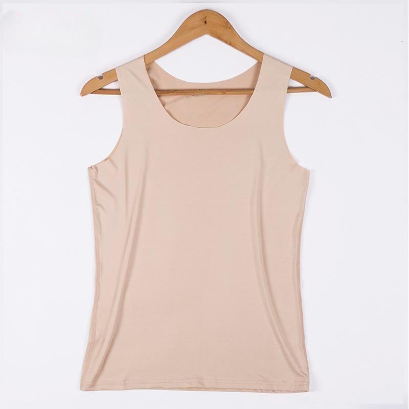 Product Introduction of Women Summer Tight fit No trace Tanks Camis Vest Fashion Casual Sleeveless Ladies Street Tanks Tops Tees Hotsweet Bra B3192 6