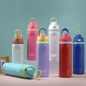 Tumbler Botol Minum Stainless 700ml/ Tumbler Handle 2 Cara Minum Stainless 304 Freesip Hot & Cold