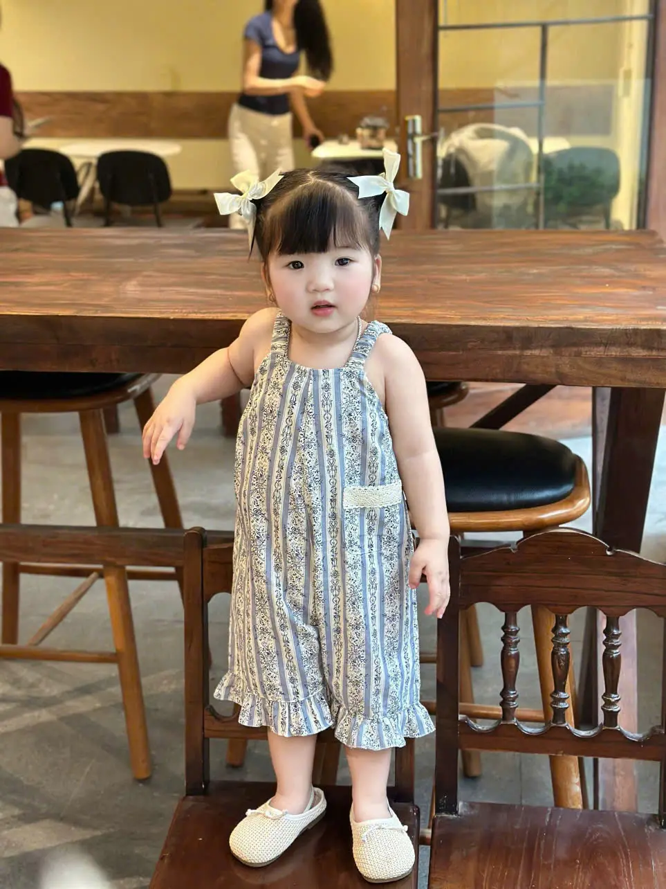 Tiny Winy J2 - Bộ jumsuit in họa tiết hoa dễ thương cho bé gái