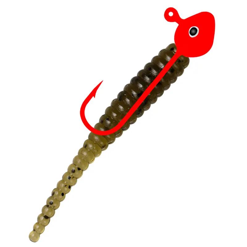 10pcs 35 Mm 0 A. 3 G Câu Cá Gốc Lua Mồi Mềm Có Sợi Mồi Mềm Mini Con Sâu Mềm…