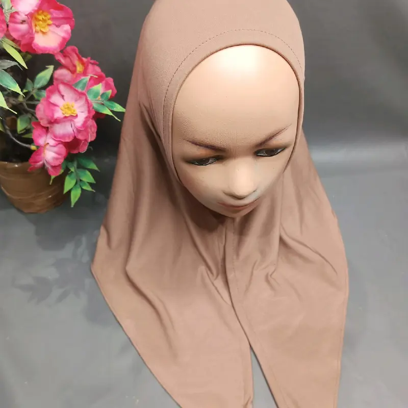 HIJAB ANAK SEGITIGA INSTAN JERSEY //HIJAB BERGO ANAK INSTAN BAHAN JERSEY 8