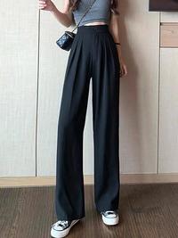 Gambar Missoofficial.id CPG1457 Celana Kulot Loose Fashion Panjang Model High Waist Longgar Lurus Kain Straight Pants Kantor Formal Hitam Casual Polyester Kaki - HITAM, M dari MISSOOFFICIAL.ID Kab. Tangerang 3 Tokopedia
