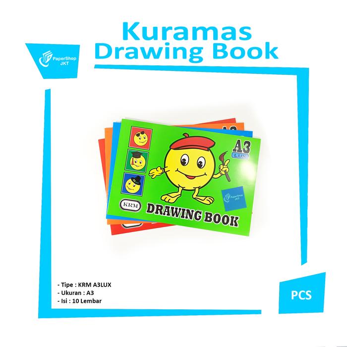 Gambar KURAMAS Drawing Book A3 Buku Gambar [ PER BUKU ] - pcs dari Papershopjkt Kota Administrasi Jakarta Utara 2 Tokopedia