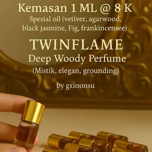 Twinflame deep woody perfume (Kemasan 1 Ml)
