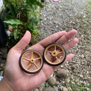 Minaitur Velg RCB palang 5 ring 17 skala 12 resin 3d print detail untuk koleksi dan hobi