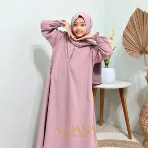 [ANAK] Abaya Embos Ombak by Aldana Fashion & Hijab