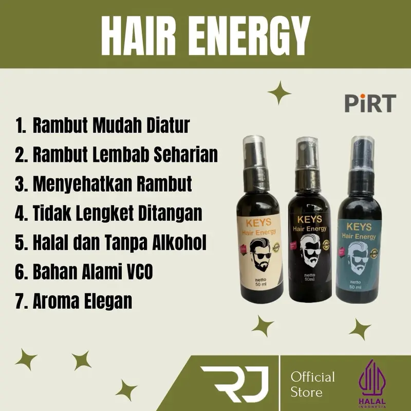 Paket Hemat 3 Botol Minyak Rambut Keys Hair Energy Bubble Gum, Vanilla dan Lemon Yuzu. Meluruskan Menghitamkan Merapikan untuk Rambut Kering Ketombe Rontok 1
