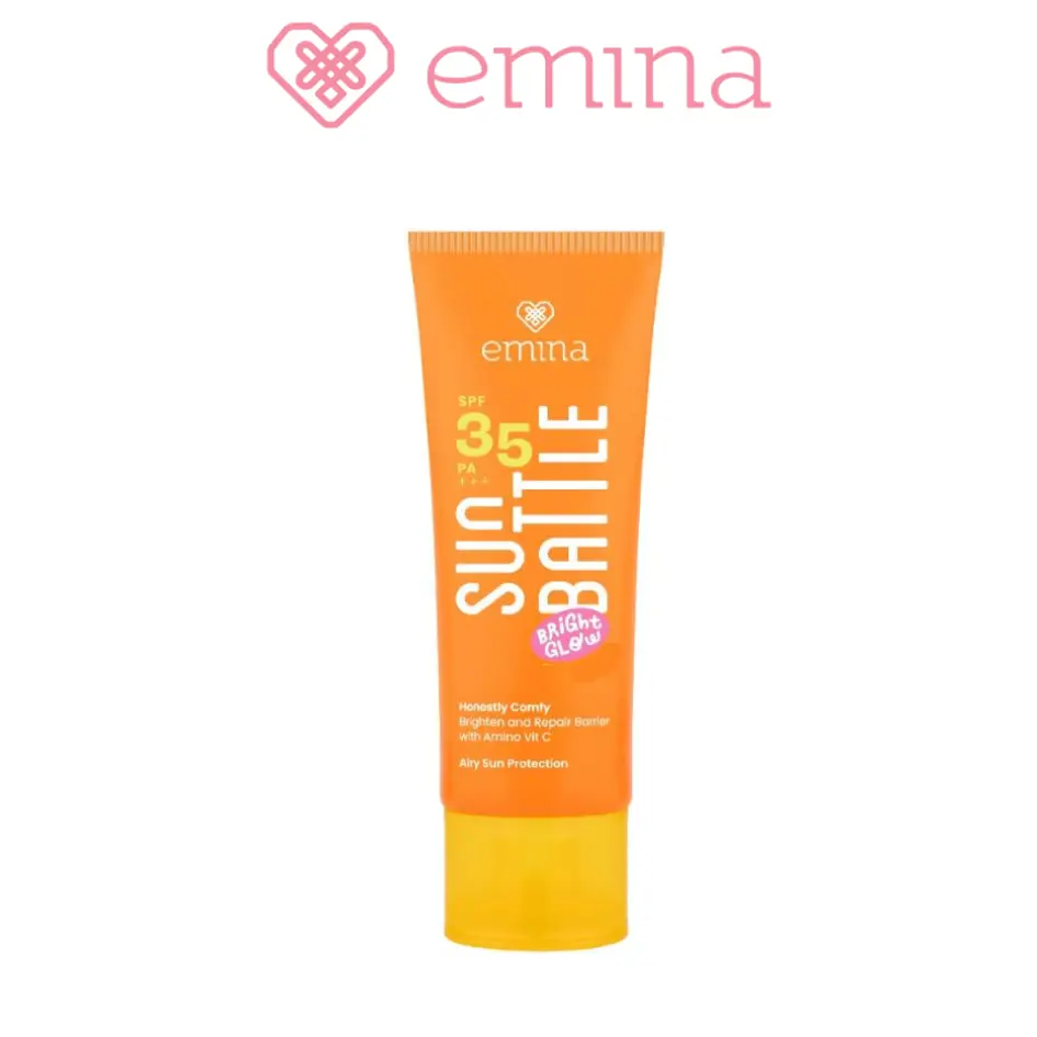 Emina Sun Battle SPF 35 PA 50 ml - Perlindungan Wajah Terbaik