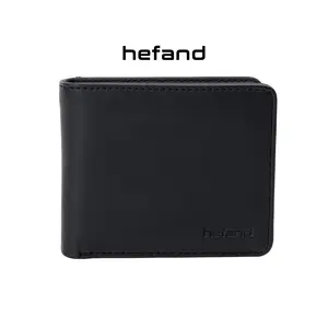 Hefand - Dompet Pria Yuno Hitam Coklat Dompet Hitam Coklat Kulit Pu Wallet Pendek Lipat Premium Kartu