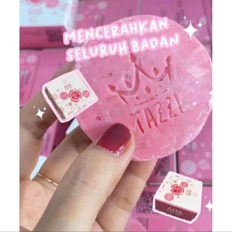 Aha Tazzi Gluta Soap Sabun Wajah Bisa Di Pakai Seluruh Badan Sabun Wajah Memutihkan Wajah Mencerahkan Muka 0