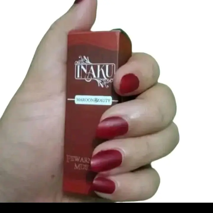 inaiku maroon beauty pewarna kuku halal sah buat sholat todak mnghalangi wudhu,warna tahan lama