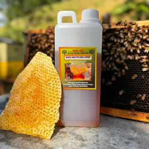 PROMO PANEN FRESH LANGSUNG KEMAS DAN KIRIM MADU HUTAN TERNAK DOMINAN NEKTAR RANDU KAPUK 1KG BERSIH maduse hat murni