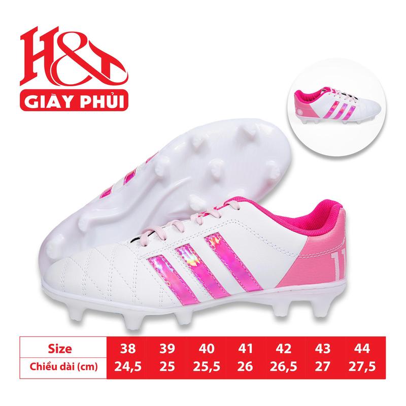 Giày Bóng Đá 3 Sọc IJOMI 11Pro Đinh FG Sân Cỏ Tự Nhiên Có Đệm Gót Khâu Full Đế Size 38 - 44 [ Tặng Tất ]